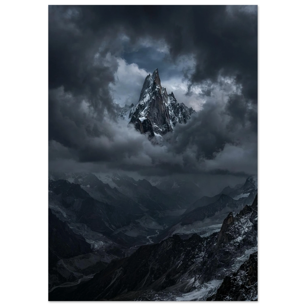 Peak Above the Clouds, fine art print by Jonnadee