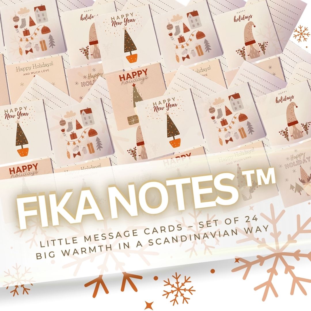 Fika Notes™ – Little Message Cards (Set of 24)