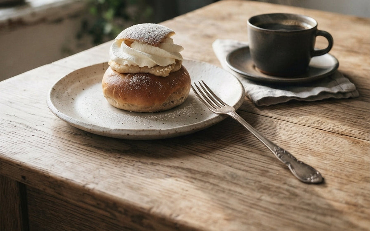 Coffee, something sweet, and nothing to prove.