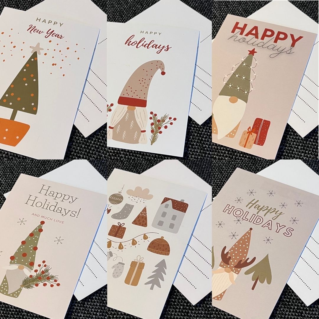 Midvinterhälsningar™ – Vykort, 6 st