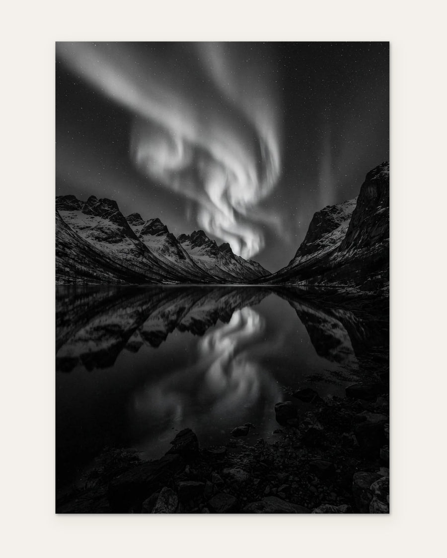 Aurora Over the Fjord