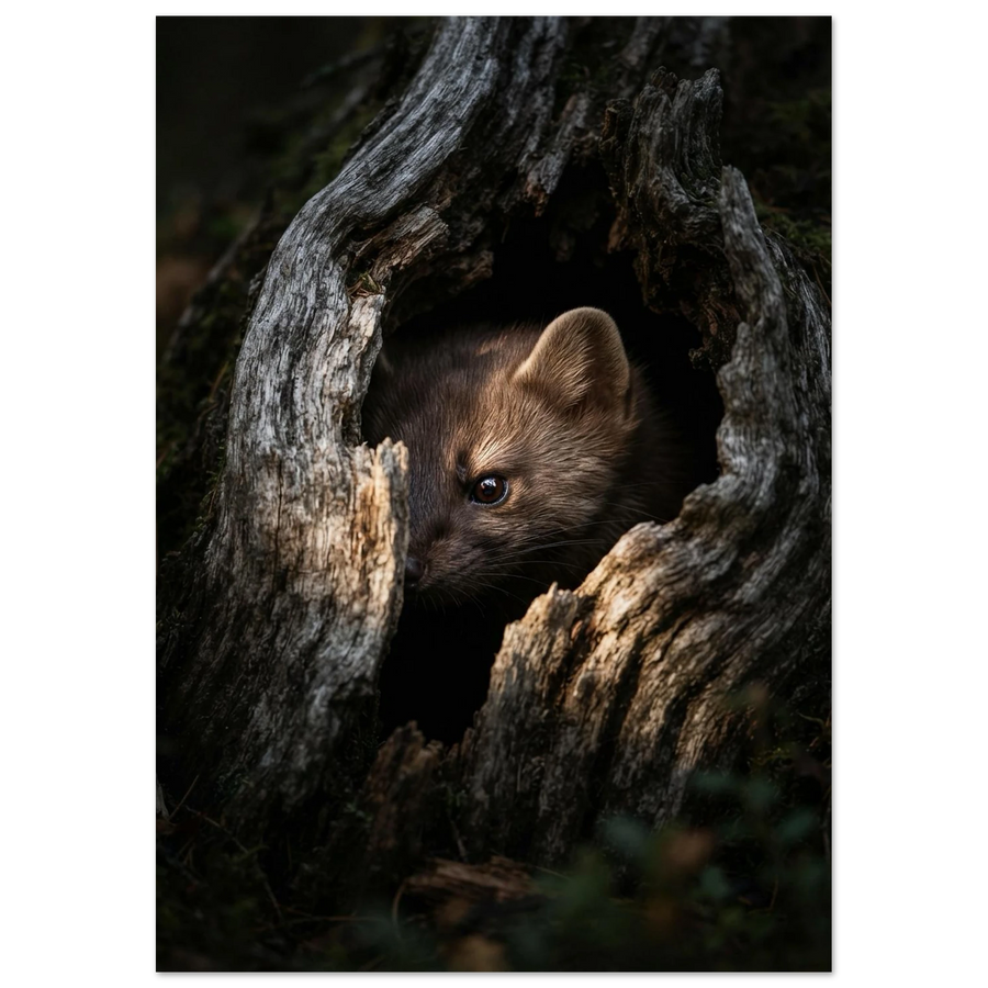 The Pine Marten, fine art print by Jonnadee