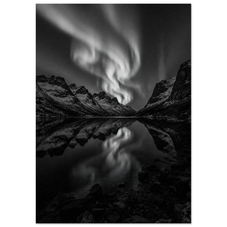 Aurora Over the Fjord
