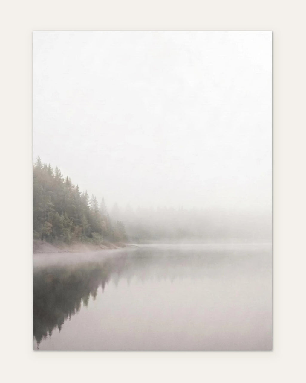Still Water at Dawn, fine art print by Jonnadee